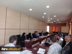 جلسه بررسی مسائل و مشکلات شرکت طبخ و توزیع غذای دانشجویان دانشگاه فرهنگیان فارس 3