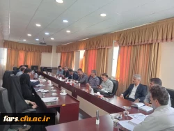 جلسه بررسی مسائل و مشکلات شرکت طبخ و توزیع غذای دانشجویان دانشگاه فرهنگیان فارس 4