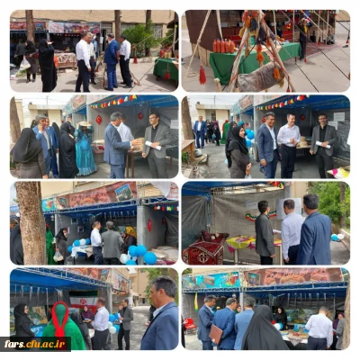 برگزاری جشنواره اقوام از اساتید کارکنان و دانشجویان برای بازدید از غرفه های اقوام ترک ، لر، فارس و عرب در دانشگاه فرهنگیان مرکز سلمان فارسی شیراز