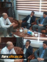 دیدار و گفتگوی مدیریت دانشگاه فرهنگیان استان فارس با مدیرکل نوسازی استان فارس
 2