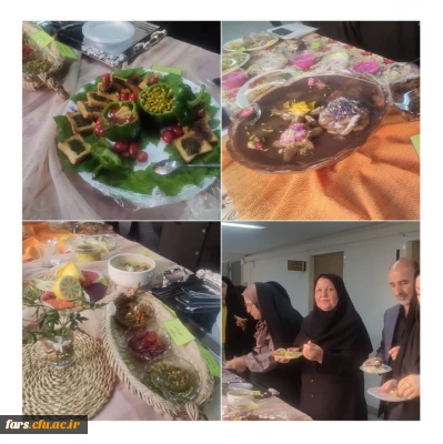 برگزاری جشنواره غذای سالم در دانشگاه فرهنگیان پردیس شهید باهنر