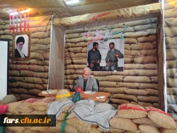 بازدید مدیریت و کارکنان دانشگاه فرهنگیان استان فارس از موزه دفاع مقدس شیراز 4