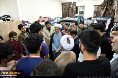 حضور صمیمانه نماینده ولی فقیه استان فارس در دانشگاه فرهنگیان