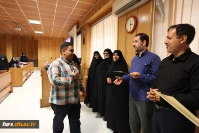 مراسم تودیع و معارفه مسئولین حوزه بسیج دانشجویی دانشگاه فرهنگیان استان فارس با حضور جمعی از مسئولین و دانشجویان در تاریخ ۱۵ مردادماه ۱۴۰۲ برگزار شد.