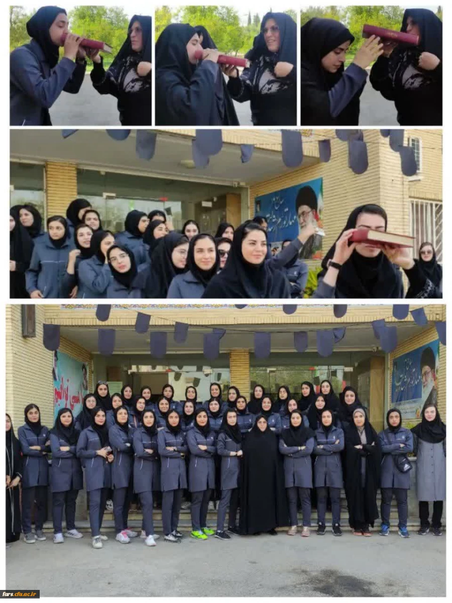 اعزام ورزشکاران دختر دانشگاه فرهنگیان استان فارس به بیست و چهارمین المپیاد فرهنگی ورزشی قهرمانی دانشجویان دانشگاه فرهنگیان 2