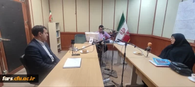 حضور دکتر زارع شیبانی و خانم شمسایی مدیران دانشگاه فرهنگیان در برنامه زنده رادیویی 