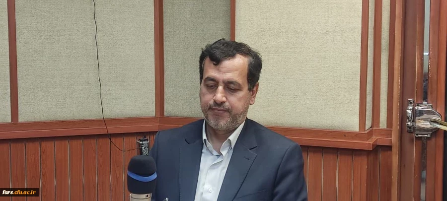 حضور دکتر زارع شیبانی و خانم شمسایی مدیران دانشگاه فرهنگیان در برنامه زنده رادیویی  2