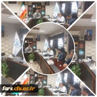 نشست هفتگی کارگروه تامین فضا با مدیر کل آموزش و پرورش برگزار شد. 2