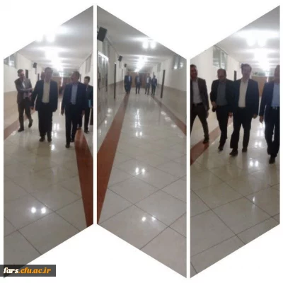 بازدید مشترک  مدیر کل نوسازی و مدیر استانی از پردیس شهید رجایی و بررسی میزان آمادگی مهر 1402