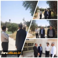 بازدید مشترک  مدیر کل نوسازی و مدیر استانی از مرکز شهید مطهری و بررسی میزان آمادگی مهر 1402 2