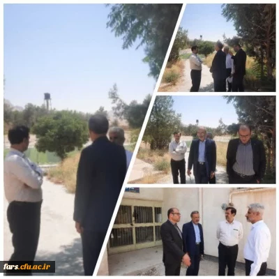 بازدید مشترک  مدیر کل نوسازی و مدیر استانی از مرکز شهید مطهری و بررسی میزان آمادگی مهر 1402