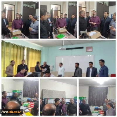 بازدید مدیر استانی به همراه مشاور وزیر و مدیر کل آموزش و پرورش از حوزه ارزیابی صلاحیت داوطلبان دانشگاه فرهنگیان