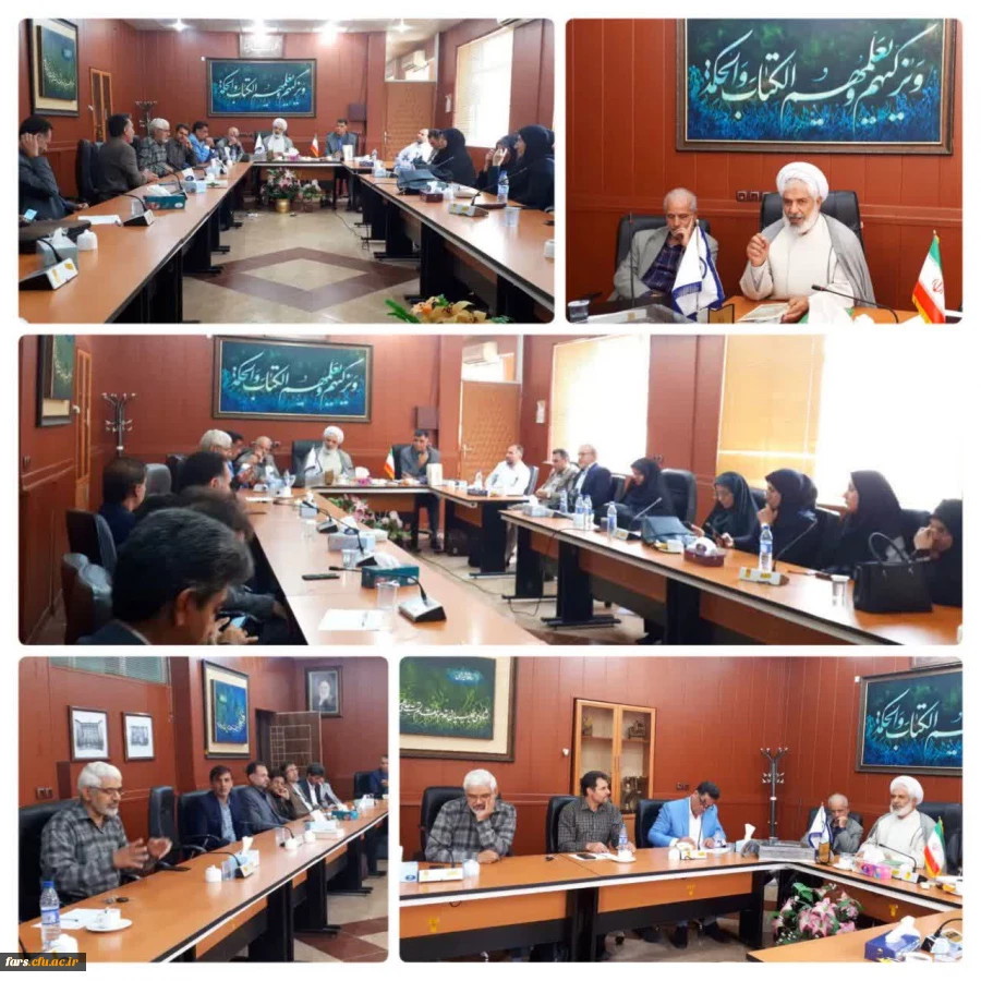 جلسه ی آزاداندیشی استادان دانشگاه فرهنگیان استان فارس ،با موضوع "ایران یا غزه؟" در پردیس شهید رجایی برگزار شد. 2