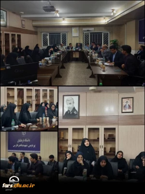 حضور معاون حقوقی و نماینده تام الاختیار وزیر در بین دانشجومعلمان فارس 