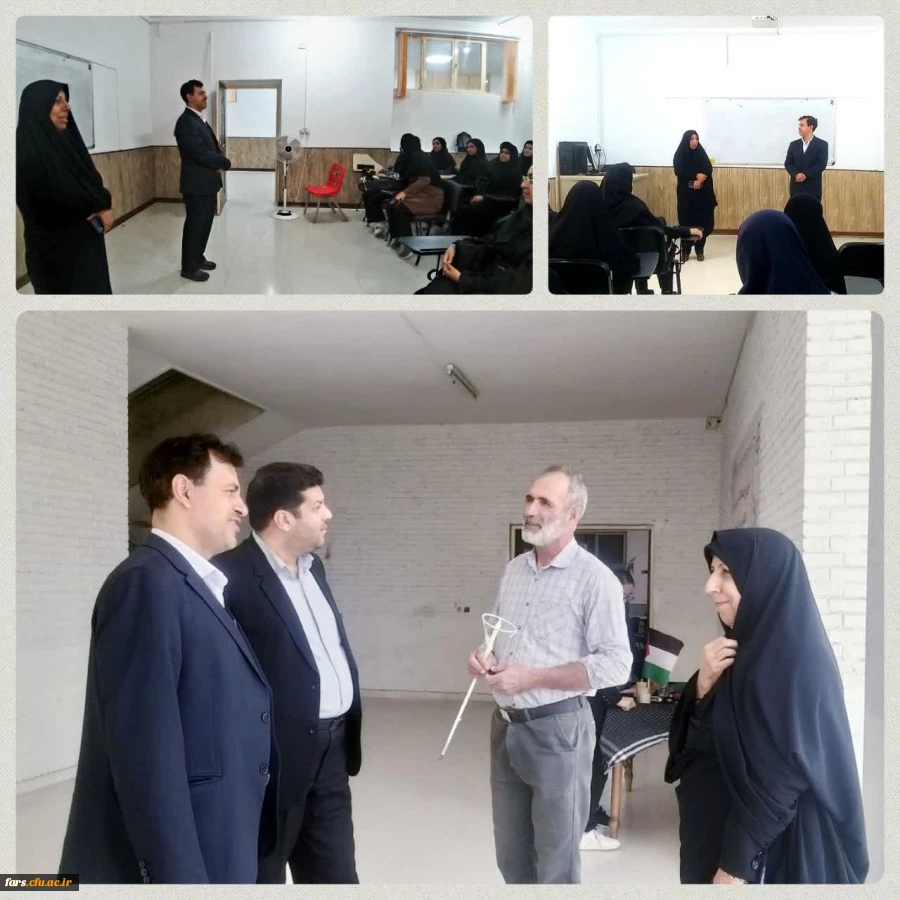 بازدید مدیر استان زارع شیبانی همراه با داودی رییس مرکز سلمان از ساختمان آموزشی شهید عباس دوران و خیرمقدم به دانشجویان جدیدالورود 2