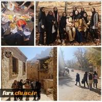 اردوی نیم روزه  دانشجویی قلات با سرپرستی سرکار خانم دکتر طاووسی با هدف تفریح سالم و پاکسازی محیط زیست قلات 2