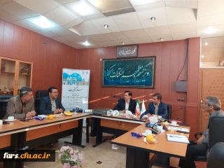 حضور رحیم صفری معاون نظارت، ارزیابی و تضمین کیفیت وزارت علوم در پردیس شهید رجایی استان فارس