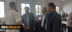 بازدید دکتر وحیدی معاون هماهنگی دانشگاه فرهنگیان استان فارس  از مرکز شهید بهشتی اقلید 2