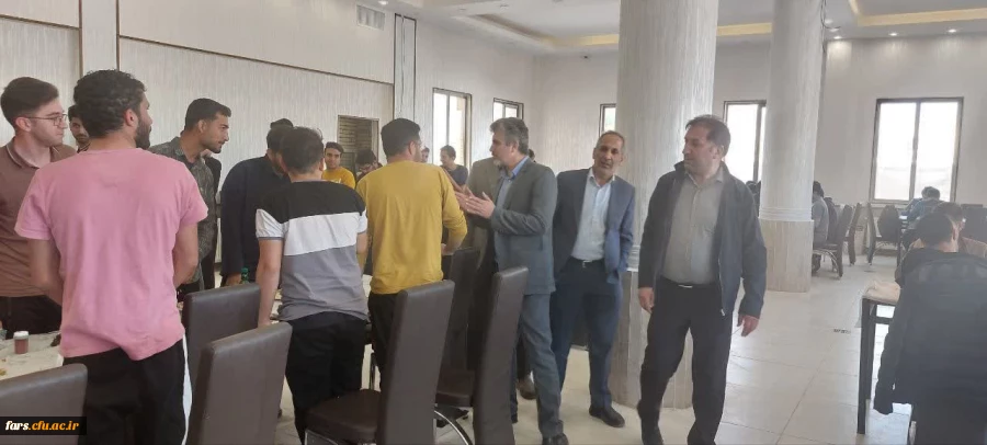 بازدید دکتر وحیدی معاون هماهنگی دانشگاه فرهنگیان استان فارس  از مرکز شهید بهشتی اقلید 5