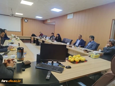 جلسه دکتر وحیدی معاون دانشگاه فرهنگیان استان فارس با مسئولین کنگره شهدا و کانون ایثار و شهدا در مرکز شهید بهشتی اقلید