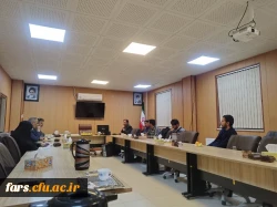 جلسه دکتر وحیدی معاون دانشگاه فرهنگیان استان فارس با مسئولین کنگره شهدا و کانون ایثار و شهدا در مرکز شهید بهشتی اقلید 4