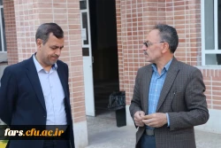 بازدید زارع شیبانی مدیریت محترم دانشگاه فرهنگیان فارس از ساختمان شهید سلیمانی (ساختمان شماره 2 پردیس شهید رجایی) 2