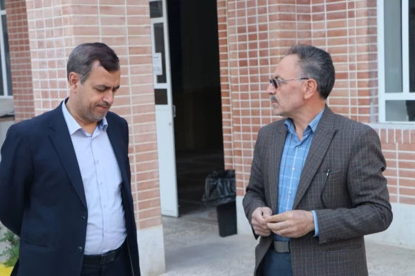 بازدید زارع شیبانی مدیریت محترم دانشگاه فرهنگیان فارس از ساختمان شهید سلیمانی (ساختمان شماره 2 پردیس شهید رجایی) 2