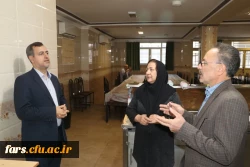 بازدید زارع شیبانی مدیریت محترم دانشگاه فرهنگیان فارس از ساختمان شهید سلیمانی (ساختمان شماره 2 پردیس شهید رجایی) 2