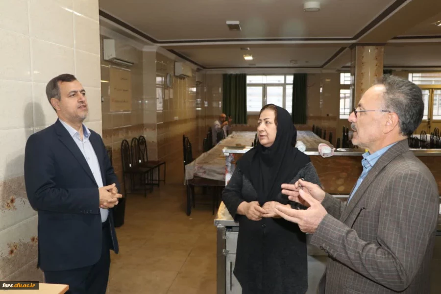 بازدید زارع شیبانی مدیریت محترم دانشگاه فرهنگیان فارس از ساختمان شهید سلیمانی (ساختمان شماره 2 پردیس شهید رجایی) 2