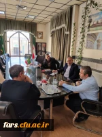 نشست مشترک مدیریت دانشگاه فرهنگیان فارس  با معاون پژوهشی حرم مطهر حضرت احمد بن موسی شاهچراغ (ع) 3