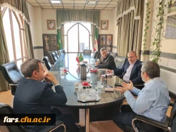 نشست مشترک مدیریت دانشگاه فرهنگیان فارس  با معاون پژوهشی حرم مطهر حضرت احمد بن موسی شاهچراغ (ع) 6