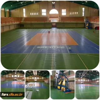 به سازی و تکمیل سالن ورزشی مرکز شهید مطهری انجام شد