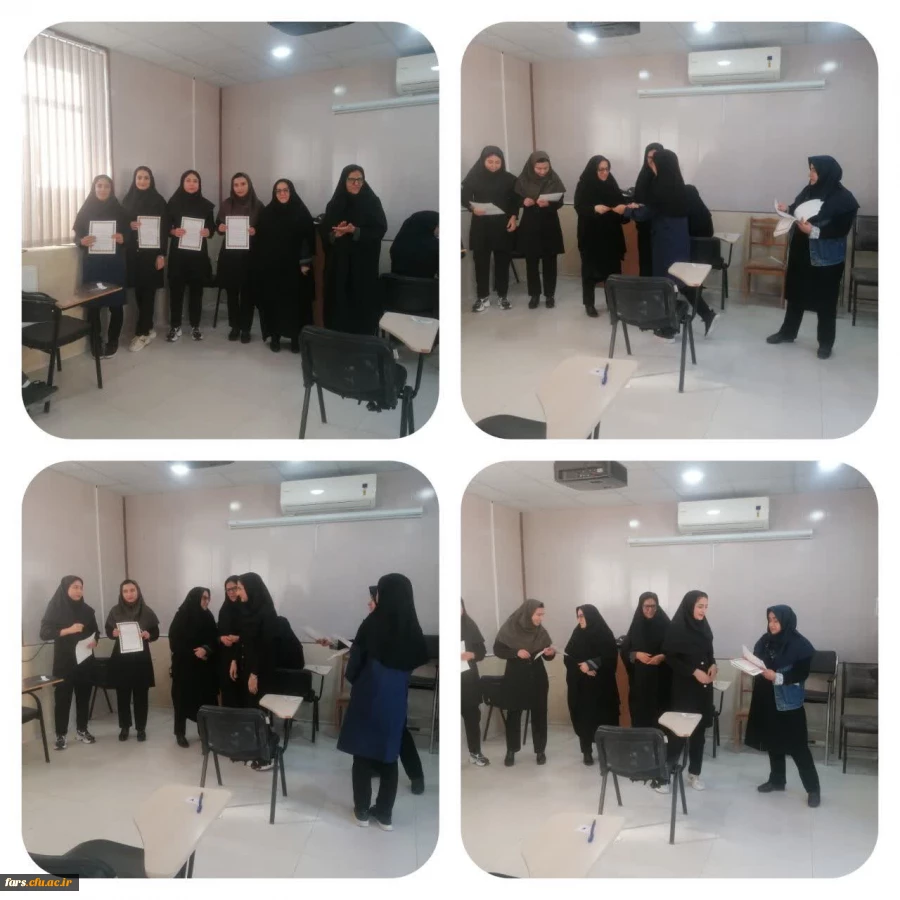 تقدیر از مجاهدان تعلیم و تربیت مرکز زینب کبری کازرون 2