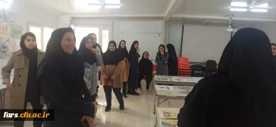 ژوژمان پایانی دانشجو معلمان رشته هنر پردیس شهید باهنر فارس