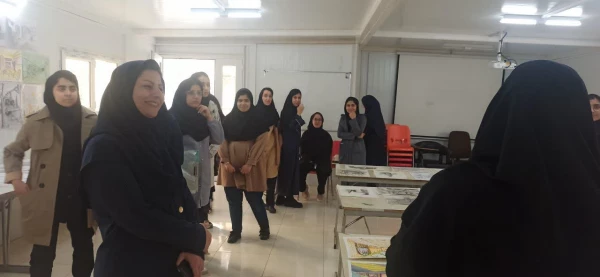 ژوژمان پایانی دانشجو معلمان رشته هنر پردیس شهید باهنر فارس 2