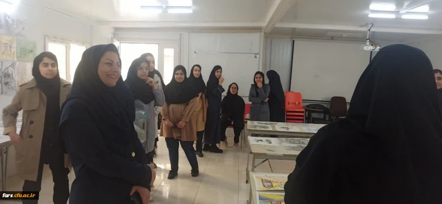 ژوژمان پایانی دانشجو معلمان رشته هنر پردیس شهید باهنر فارس 2