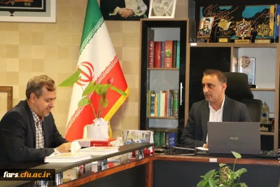 حضور مسئولین استانی دانشگاه فرهنگیان فارس در دفتر سرپرست جدید آموزش و پرورش فارس