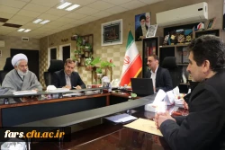 حضور مسئولین استانی دانشگاه فرهنگیان فارس در دفتر سرپرست جدید آموزش و پرورش فارس 4