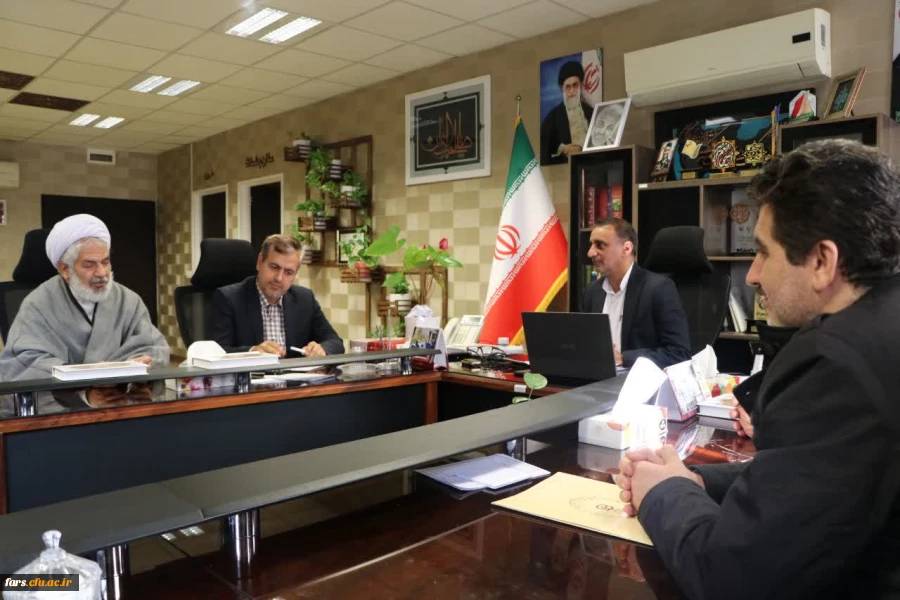 حضور مسئولین استانی دانشگاه فرهنگیان فارس در دفتر سرپرست جدید آموزش و پرورش فارس 4