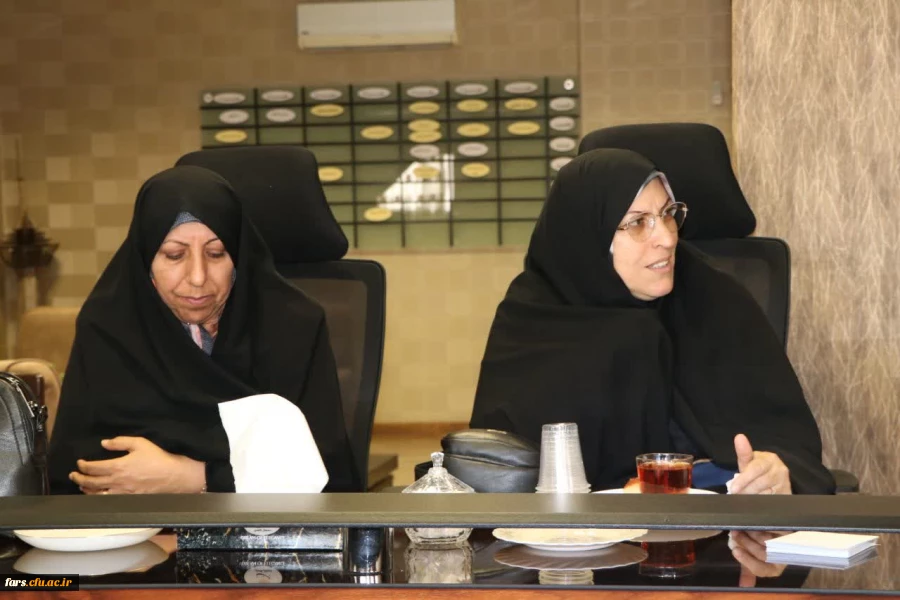 حضور مسئولین استانی دانشگاه فرهنگیان فارس در دفتر سرپرست جدید آموزش و پرورش فارس 5