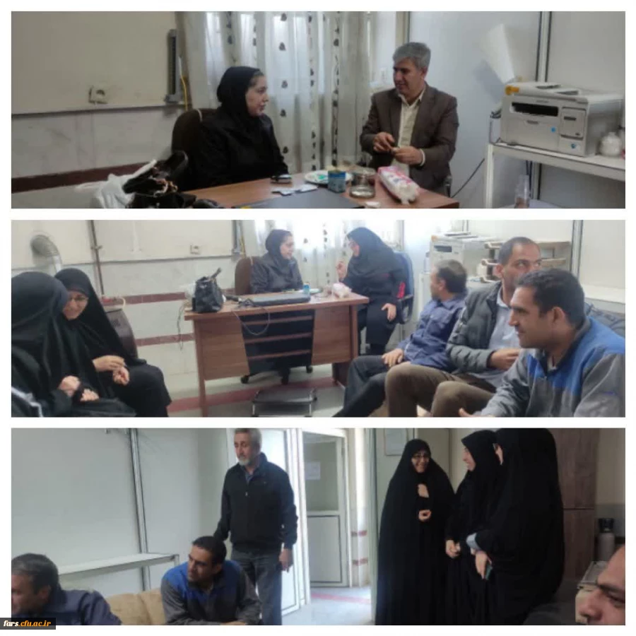 مرحله دوم پویش غربالگری بیماری فشار خون و قند خون در پردیس شهید باهنر 2