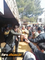 برپایی موکب پذیرایی و نقاشی کودکانه توسط دانشجومعلمان  مرکز شهید بهشتی اقلید 3