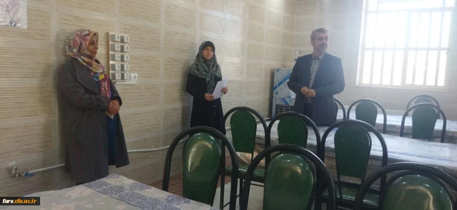 ازدید مدیر استانی دانشگاه فرهنگیان استان فارس از سرای دانشجویی مرکز زینب کبری (س) کازرون 2