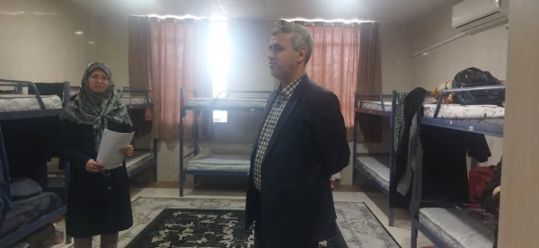 ازدید مدیر استانی دانشگاه فرهنگیان استان فارس از سرای دانشجویی مرکز زینب کبری (س) کازرون 2