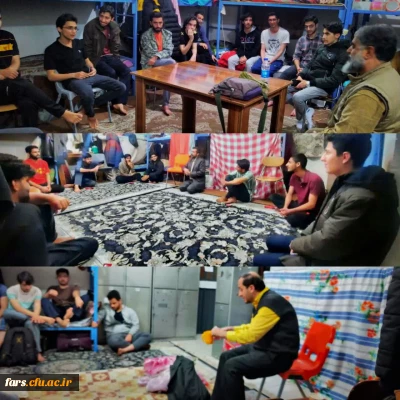  طرح طبیب دوار با حضور آقایان نسابه ،  رضایی و استرحام در خوابگاه های مرکز شهید مطهری