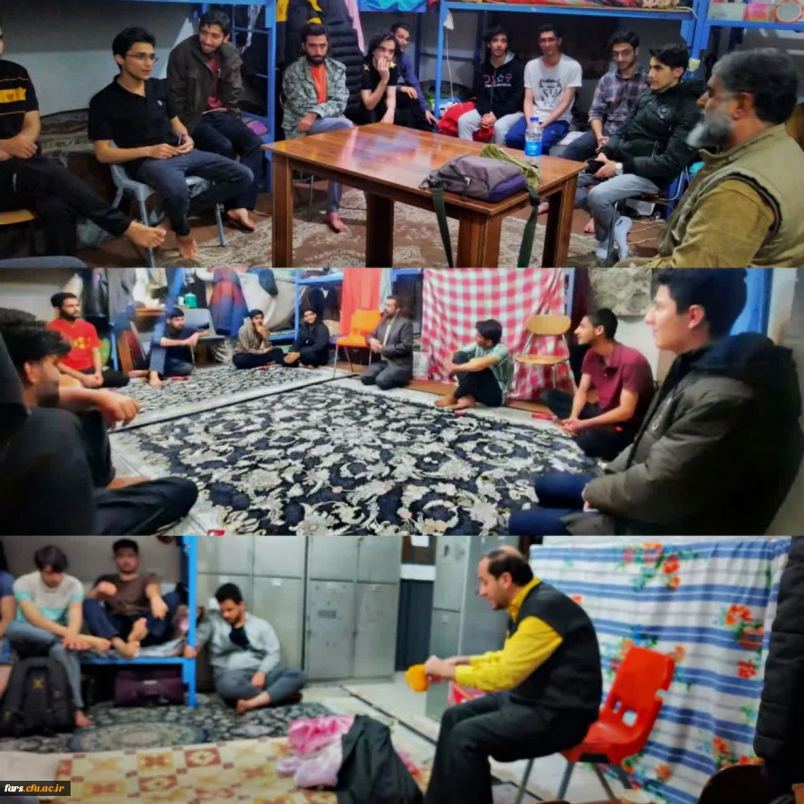  طرح طبیب دوار با حضور آقایان نسابه ،  رضایی و استرحام در خوابگاه های مرکز شهید مطهری 2