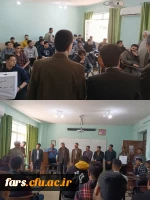 مراسم جشن تکلیف سیاسی با حضور مسئولان محترم پردیس شهید رجایی شیراز  2