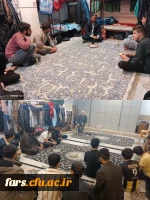 حضور اساتید دانشگاه ؛آقایان پوریزدانپرست و امیری در خوابگاه های دانشجویی پردیس شهید رجایی شیراز  2