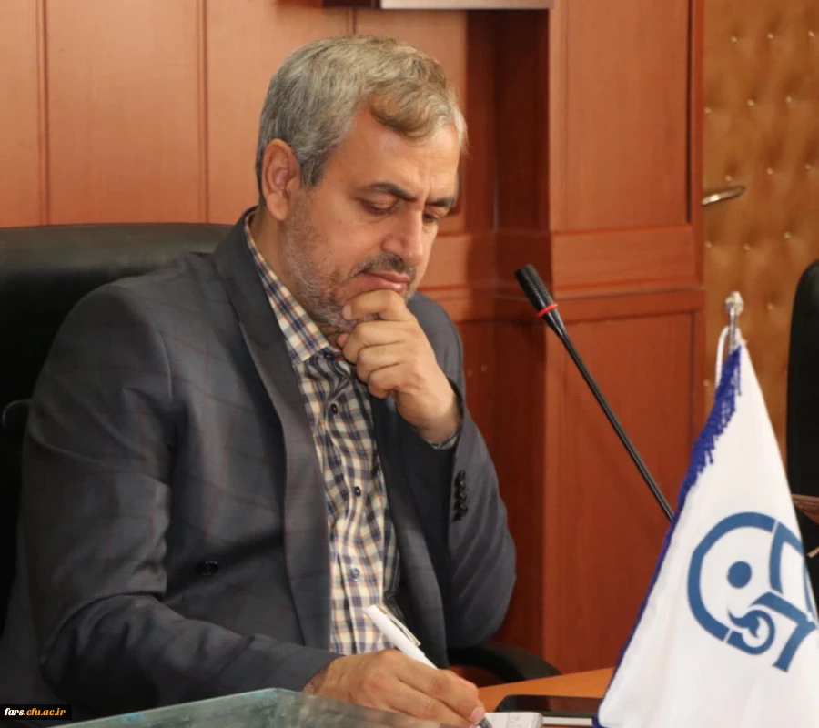 پیام ریاست محترم دانشگاه فرهنگیان فارس جناب آقای زارع شیبانی بمناسبت برگزاری دوازدهمین دوره انتخابات مجلس شورای اسلامی 2