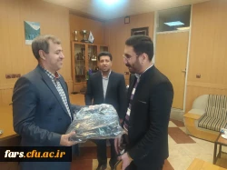 تقدیر از دانشجومعلم نخبه کشوری دانشگاه فرهنگیان فارس جناب اقای علی جوکار 4